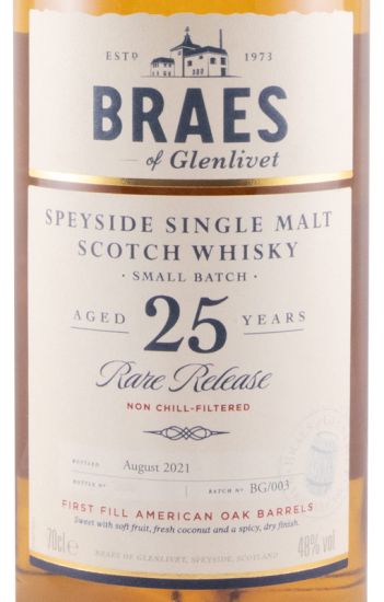 Braes of Glenlivet 25 anos