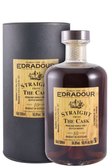 Edradour Straight From The Cask Sherry Butt 10 anos (destilado em 2012) 50cl