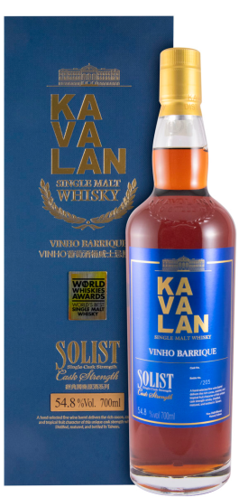 Kavalan Solist Vinho Barrique Cask Strength 54.8%