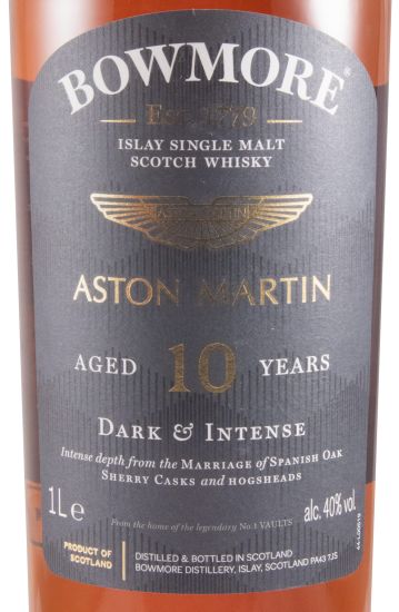 Bowmore Aston Martin Edição Limitada 10 anos 1L