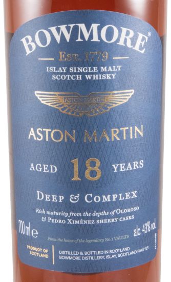 Bowmore Aston Martin Edição Limitada 18 anos