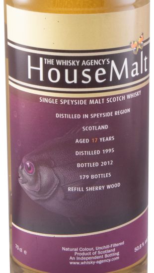 1995 The Whisky Agency's House Malt Sherry Wood 17 years (bottled in 2012)