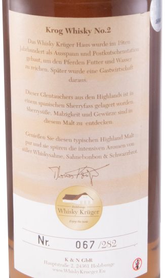 2006 Whisky Krüger Glentauchers 9 anos