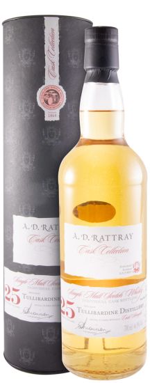 1991 A.D. Rattray Cask Colletion Tullibardine Cask Strength 25 anos