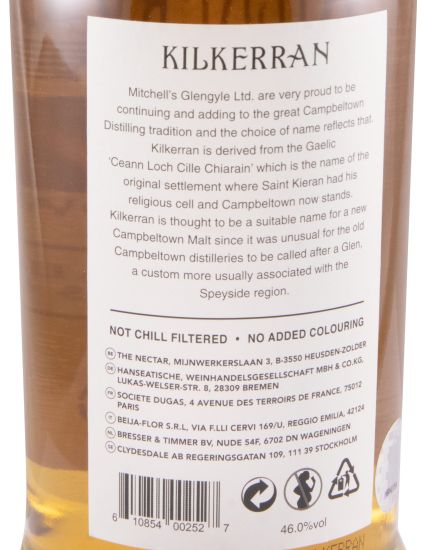 Kilkerran Campbeltown 12 anos