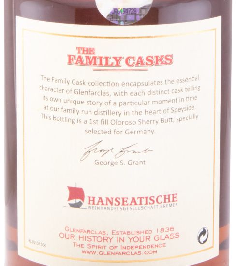2010 Glenfarclas The Family Casks Special Realese Cask N.º 1504