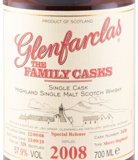 2008 Glenfarclas The Family Casks Special Realese Cask N.º 2438
