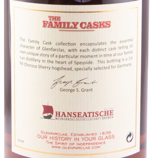 2008 Glenfarclas The Family Casks Special Realese Cask N.º 2438