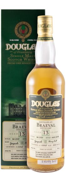 2001 Douglas of Drumlanrig Braeval 13 anos (engarrafado em 2014)