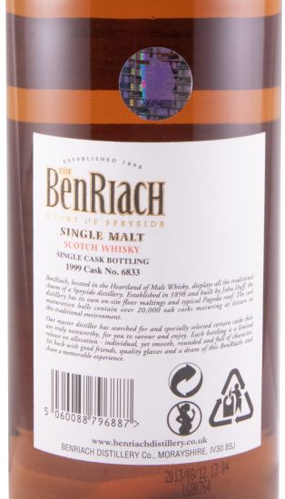 1999 Benriach Limited Realese Pedro Ximenez Sherry Finish