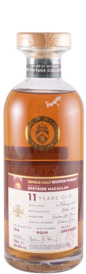 2009 House of McCallum Macallan Cask 9019 11 anos