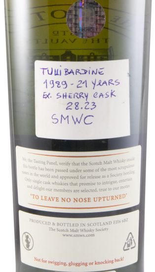 Tullibardine Society Single Cask 28.23 21 anos