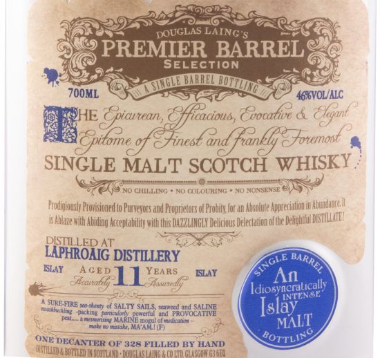 Douglas Laing's Laphroaig Premier Barrel 11 anos