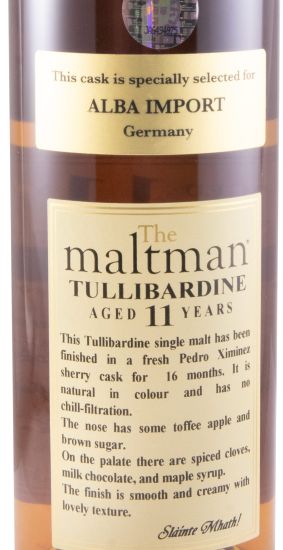 2004 The Maltman Tullibardine 11 anos (engarrafado em 2015)