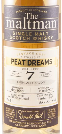 2009 The Maltman Peat Dreams 7 anos (engarrafado em 2017)