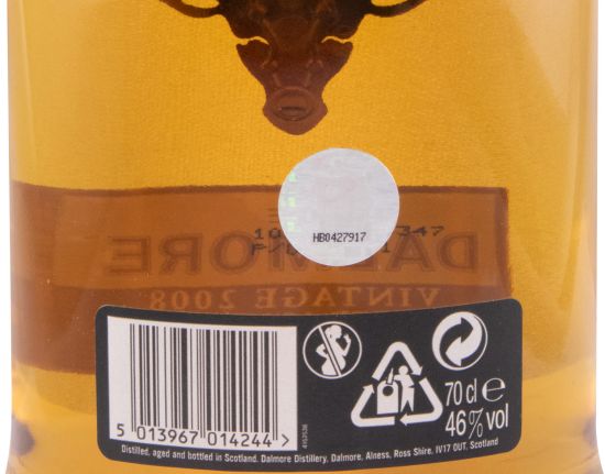 2008 Dalmore Vintage 10 anos