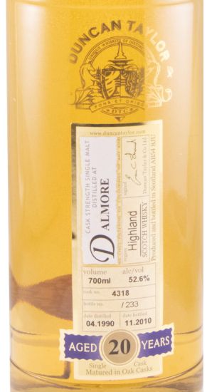 1990 Duncan Taylor Dalmore 20 anos