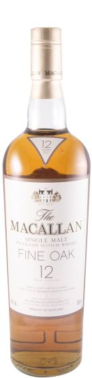 Macallan Fine Oak 12 anos (garrafa antiga c/saco)