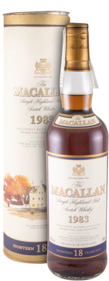 1983 Macallan Sherry Oak 18 anos