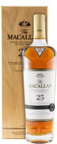 Macallan Sherry Oak 2020 Release 25 anos