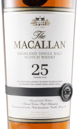 Macallan Sherry Oak 2020 Release 25 anos