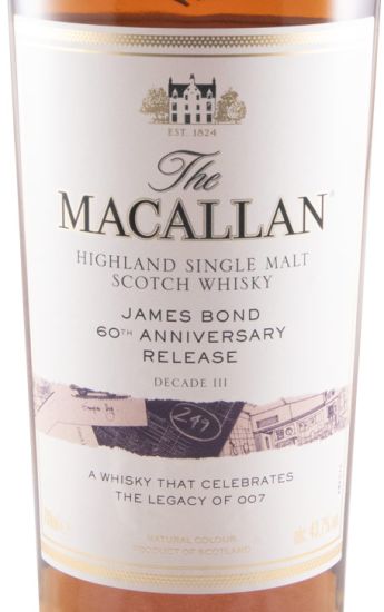 Conjunto Macallan James Bond 60th Anniversary 6x70cl