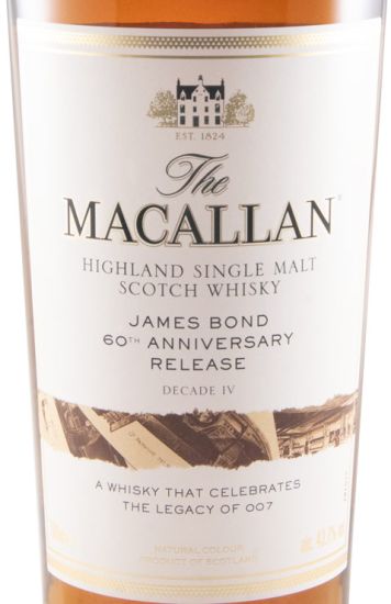 Conjunto Macallan James Bond 60th Anniversary 6x70cl