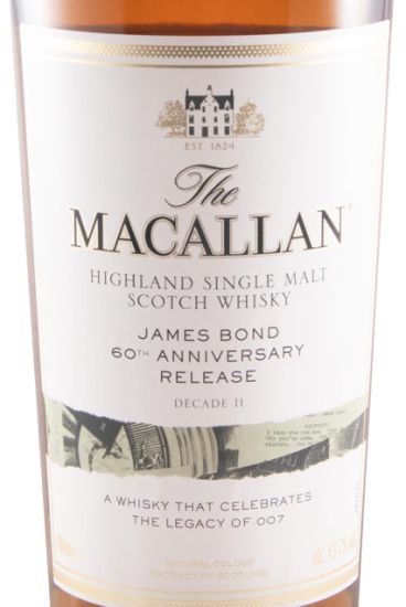 Conjunto Macallan James Bond 60th Anniversary 6x70cl