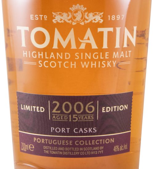 Tomatin Portuguese Collection Port Casks Edição Limitada 15 anos