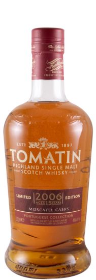 Tomatin Portuguese Collection Moscatel Casks Edição Limitada 15 anos