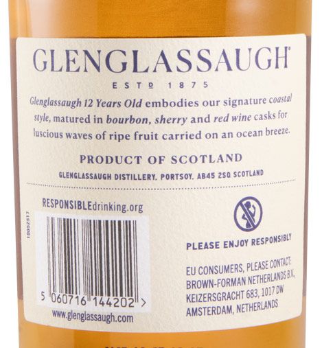 Glenglassaugh 12 years
