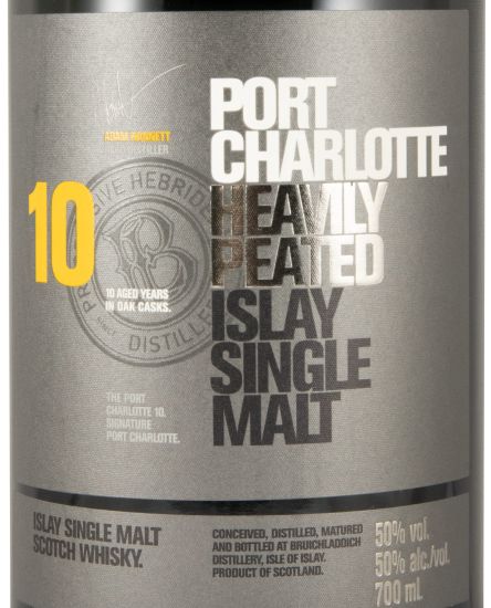 Bruichladdich Port Charlotte Heavily Peated Islay 10 anos