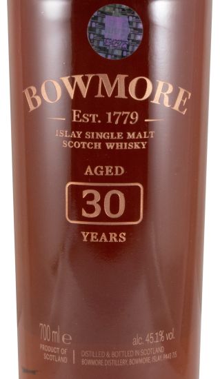 Bowmore 2020 Release 30 anos