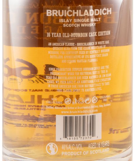 Bruichladdich Bourbon Cask Aged 16 years
