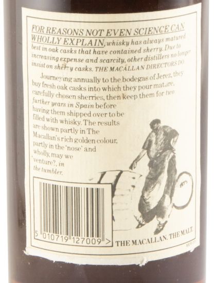 Macallan Sherry Wood 12 anos 43% (garrafa antiga)