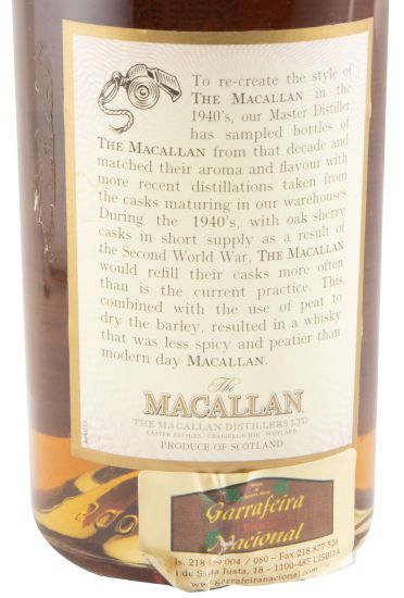 Conjunto Macallan Travel Decades Series Collection 4x50cl (caixa danificada)
