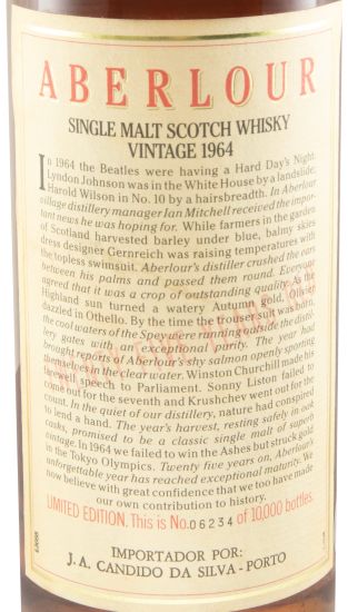 1964 Aberlour 25 years (bottled in 1989) 75cl
