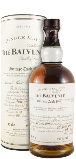 1967 Balvenie Vintage Cask N.º 9913 (garrafa n.º 11)