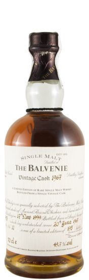 1967 Balvenie Vintage Cask N.º 9913 (garrafa n.º 11)