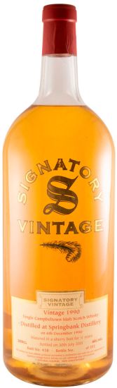 Signatory Vintage Springbank 1990-2001 11 anos (garrafa n.º 108) 3L