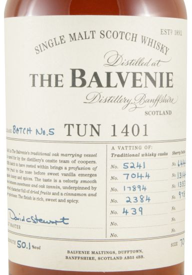 Balvenie Tun 1401 Batch N.º 5