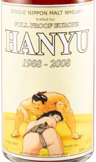 Hanyu Full Proff Europe 1988-2008 Cask N.º 9307 (garrafa n.º 131)
