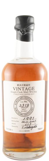1991 Karuizawa Vintage Cask N.º 3318 (engarrafado em 2007)