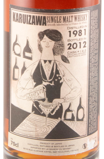 1981 Karuizawa LMDW Cask N.º 162 (bottled in 2012)