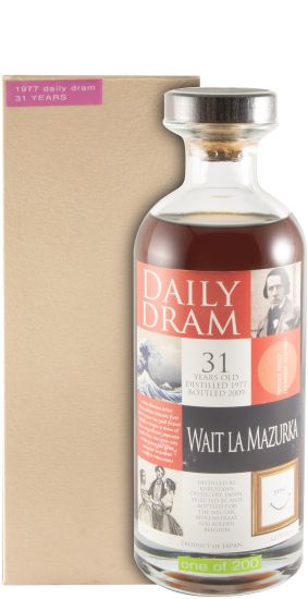 1977 Karuizawa Daily Dram Wait La Mazurka 31 anos