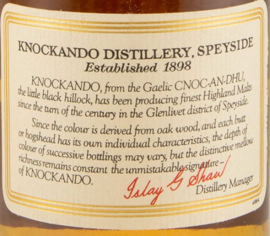 1972 Knockando 75cl
