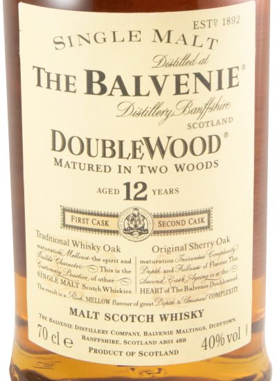 Balvenie Doublewood 12 anos (garrafa antiga)