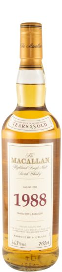 1988 Macallan Cask N.º 12202 23 anos (engarrafado em 2011)