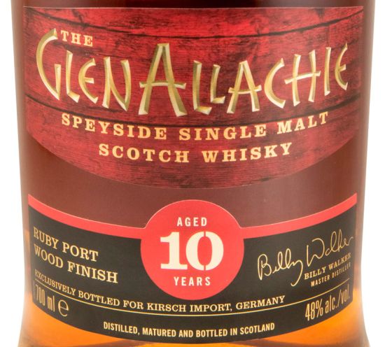 Glenallachie Ruby Port Wood Finish 10 anos
