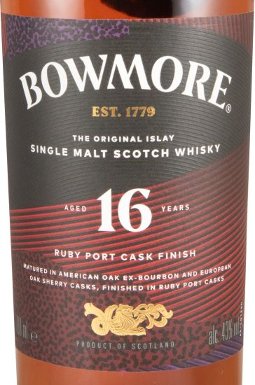 Bowmore Ruby Port Cask Finish 16 anos
